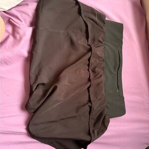 Elegant black athletic shorts